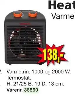 Harald Nyborg Varmeblæser, DKK 138 tilbud