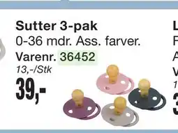 Harald Nyborg Sutter 3-pak, DKK 39 tilbud