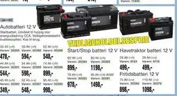 Harald Nyborg Autobatteri 12 V tilbud