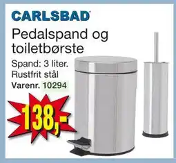 Harald Nyborg Pedalspand og toiletbørste, DKK 138 tilbud
