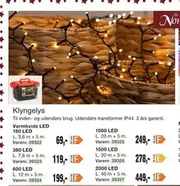 Harald Nyborg Klyngelys tilbud