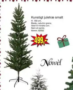 Harald Nyborg Kunstigt juletræ smalt, DKK 499 tilbud