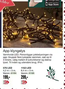 Harald Nyborg App klyngelys tilbud