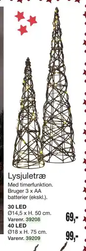 Harald Nyborg Lysjuletræ tilbud