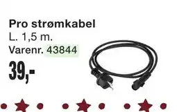 Harald Nyborg Pro strømkabel, DKK 39 tilbud