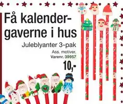 Harald Nyborg Juleblyanter 3-pak, DKK 10 tilbud
