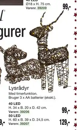 Harald Nyborg Lysrådyr tilbud