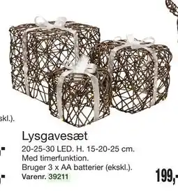 Harald Nyborg Lysgavesæt, DKK 199 tilbud
