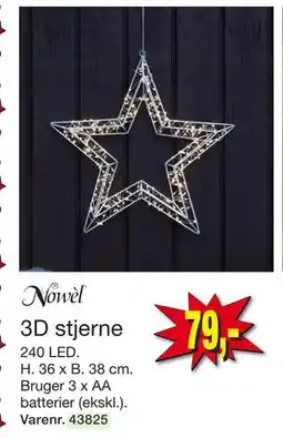 Harald Nyborg 3D stjerne, DKK 79 tilbud