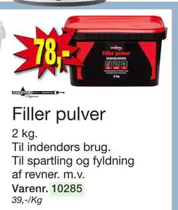 Harald Nyborg Filler pulver, DKK 78 tilbud