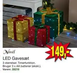 Harald Nyborg LED Gavesæt, DKK 149 tilbud
