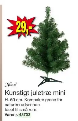 Harald Nyborg Kunstigt juletræ mini, DKK 29 tilbud