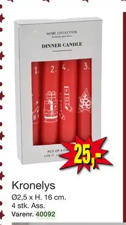 Harald Nyborg Kronelys, DKK 25 tilbud