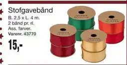 Harald Nyborg Stofgavebånd, DKK 15 tilbud