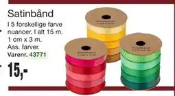 Harald Nyborg Satinbånd, DKK 15 tilbud