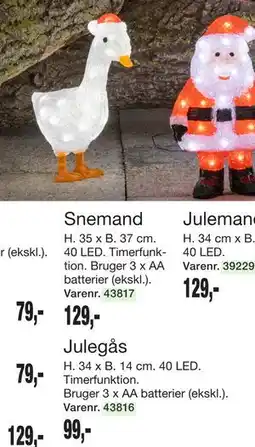 Harald Nyborg Julegås, DKK 99 tilbud