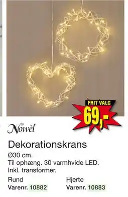 Harald Nyborg Dekorationskrans, DKK 69 tilbud