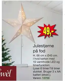 Harald Nyborg Julestjerne på fod, DKK 49 tilbud