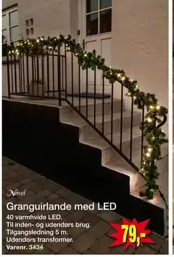 Harald Nyborg Granguirlande med LED, DKK 79 tilbud