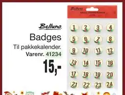 Harald Nyborg Badges, DKK 15 tilbud