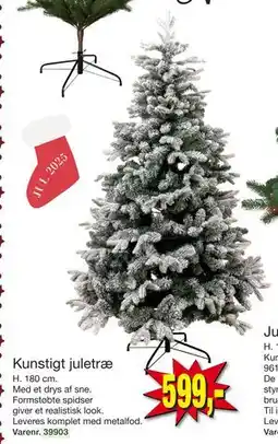 Harald Nyborg Kunstigt juletræ, DKK 599 tilbud