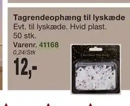 Harald Nyborg Tagrendeophæng til lyskæde, DKK 12 tilbud