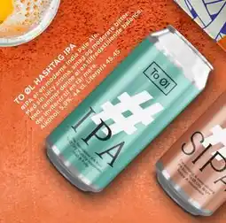 MENY TO ØL HASHTAG IPA, DKK 100 tilbud