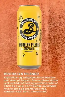 MENY BROOKLYN PILSNER, DKK 100 tilbud