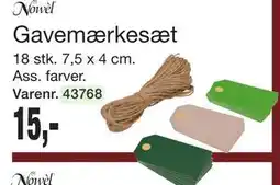 Harald Nyborg Gavemærkesæt, DKK 15 tilbud