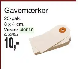 Harald Nyborg Gavemærker, DKK 10 tilbud