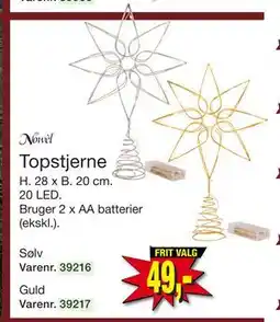 Harald Nyborg Topstjerne, DKK 49 tilbud