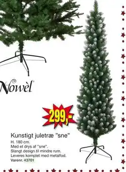 Harald Nyborg Kunstigt juletræ ”sne”, DKK 299 tilbud