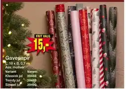 Harald Nyborg Gavepapir, DKK 15 tilbud