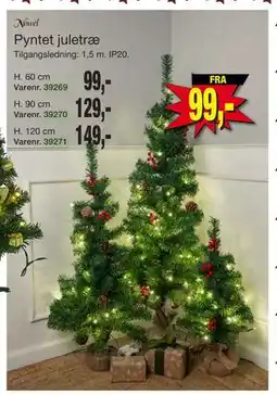 Harald Nyborg Pyntet juletræ tilbud