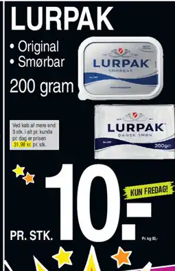 ABC Lavpris Lurpak tilbud