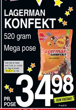 ABC Lavpris Lagerman konfekt tilbud