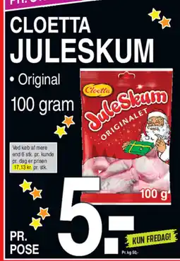 ABC Lavpris Cloetta juleskum konfekt tilbud