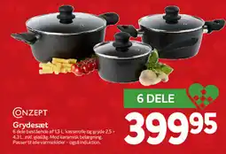 Din Isenkræmmer Conzept grydesæt tilbud