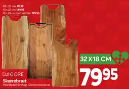 Din Isenkræmmer Da core skærebræt tilbud