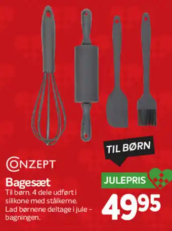 Conzept bagesæt