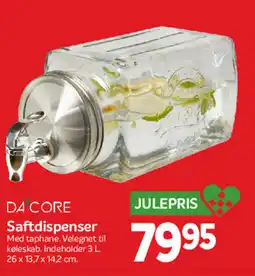 Din Isenkræmmer DA CORE Saftdispenser tilbud
