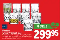Din Isenkræmmer Melodia whisky/highball glas tilbud