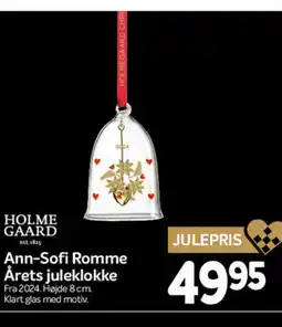 Din Isenkræmmer Holme gaard ann-sofi romme årets juleklokke tilbud