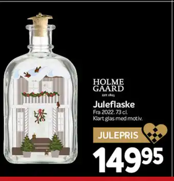 Din Isenkræmmer Holme gaard juleflaske tilbud