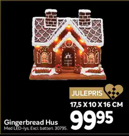 Din Isenkræmmer Gingerbread hus tilbud