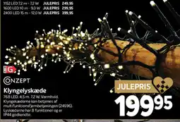 Din Isenkræmmer Conzept klyngelyskæde tilbud