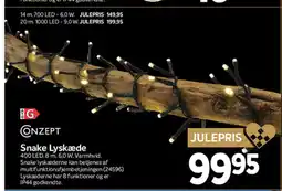 Din Isenkræmmer Conzept snake lyskæde tilbud