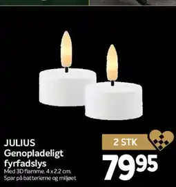 Din Isenkræmmer Julius genopladeligt fyrfadslys tilbud