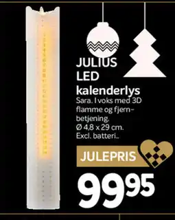 Din Isenkræmmer Julius led kalenderlys tilbud