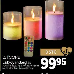 Din Isenkræmmer DA CORE LED cylinderglas tilbud